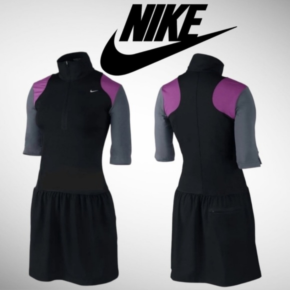 Nike Golf Tour Performance Short Sleeve Dri Fit Dress Athletic Size Medium